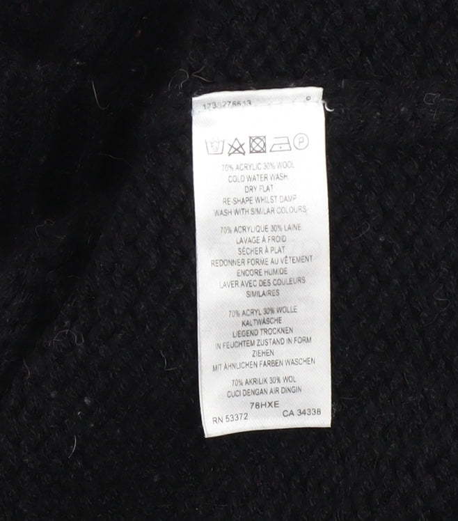 Additional view of French Connection Women's Black Mock Neck Chunky Knit Jumper XS