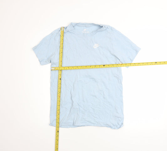 Nike Boys Blue XL Basic Jersey Cotton Crew Neck T-Shirt