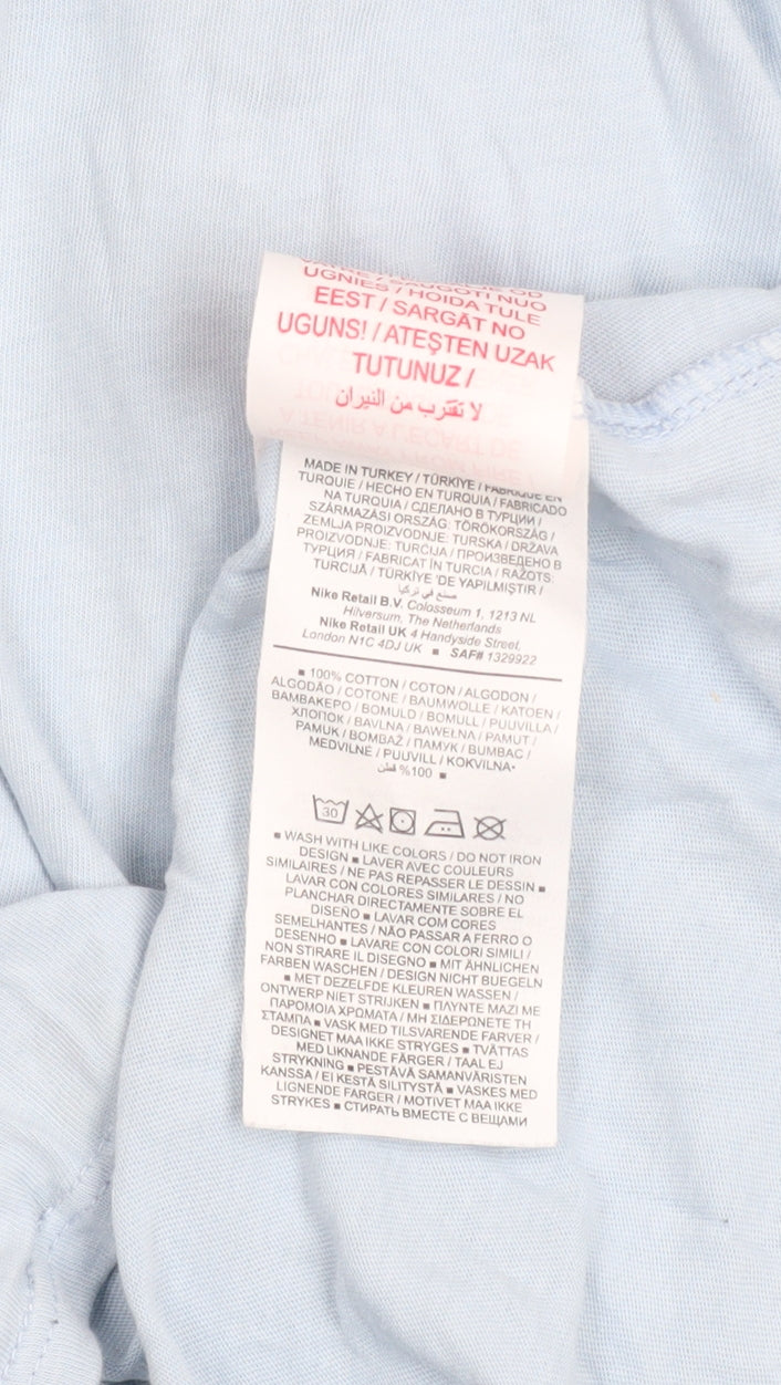 Nike Boys Blue XL Basic Jersey Cotton Crew Neck T-Shirt