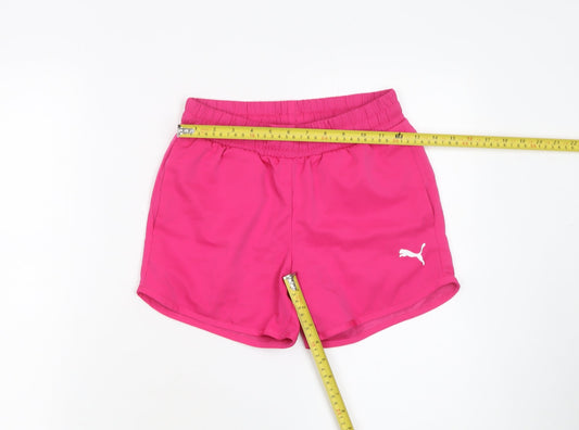 Puma Boys Pink Swim Shorts 11-12 Years Quick Dry Polyester