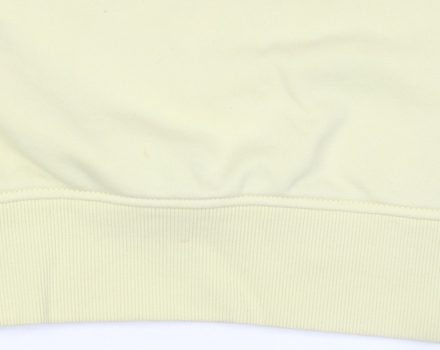 Tommy Jeans Men's Yellow Crew Neck Sweatshirt M Regular Fit