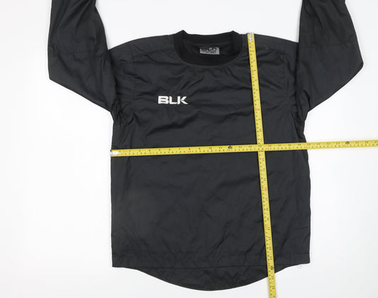 BLK Boys Black 12 Years Pullover Sports Sweatshirt Crew Neck