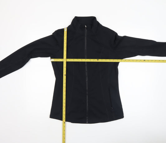 Dunnes Stores Women's Black Size 12 Full Zip Track Jacket