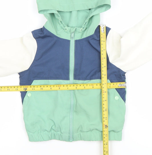 Novogratz Boys Multicoloured 2-3 Years Hooded Windbreaker Jacket