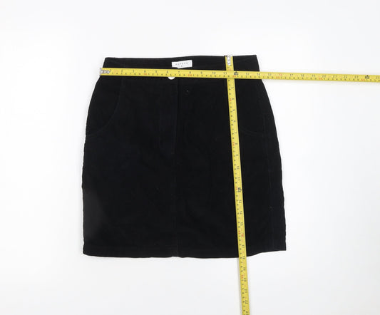 Papaya Women’s Black Corduroy Pencil Skirt Size 8