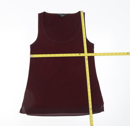 Lauren Ralph Lauren Women's Red Sleeveless Tank Top XS