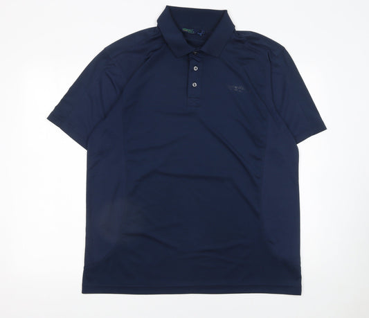ProQuip Men’s Blue Performance Golf Polo Shirt Size L