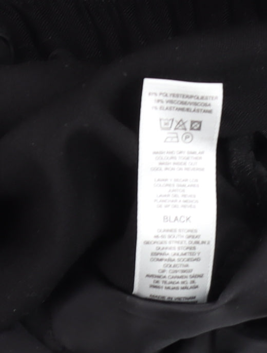 Additional view of Gallery Women Black UK 12 Trouser Suit Trousers Stretch Polyester Blend