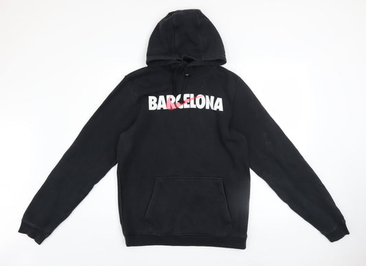 Nike Men's Black Barcelona Graphic Pullover Hoodie Size S