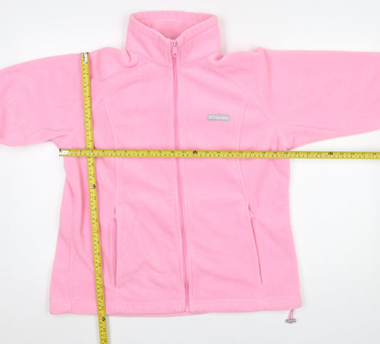 Columbia Women's Pink Fleece Full Zip Jacket XL
