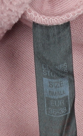 Living Stones Womens Pink Blue Fleece 1/2 Zip Jacket Size S