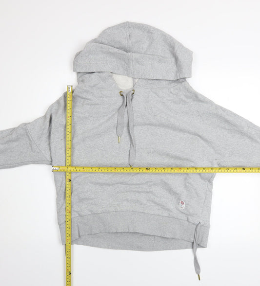 Adidas Stella McCartney Team GB Grey Sequin Hoodie Womens 16