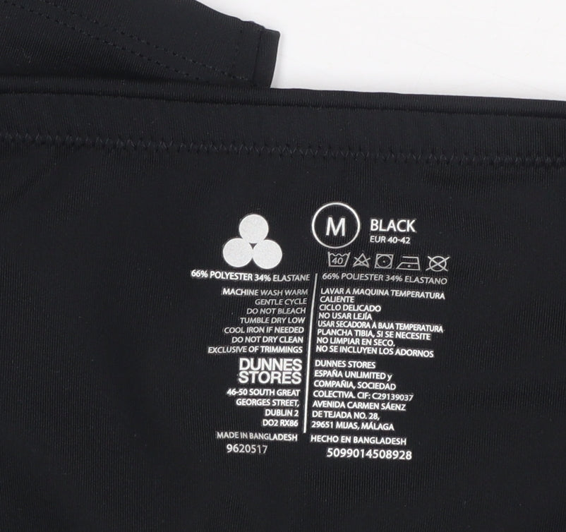 Dunnes Stores Women Black M Leggings Stretch Activewear Trousers
