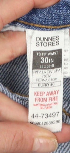 Additional view of Dunnes men’s blue slim fit jeans 30in waist 32in leg medium denim