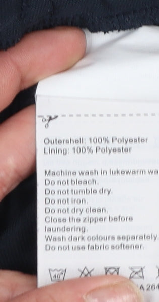 Helly Hansen Women's Black Full Zip Fleece Jacket Size L