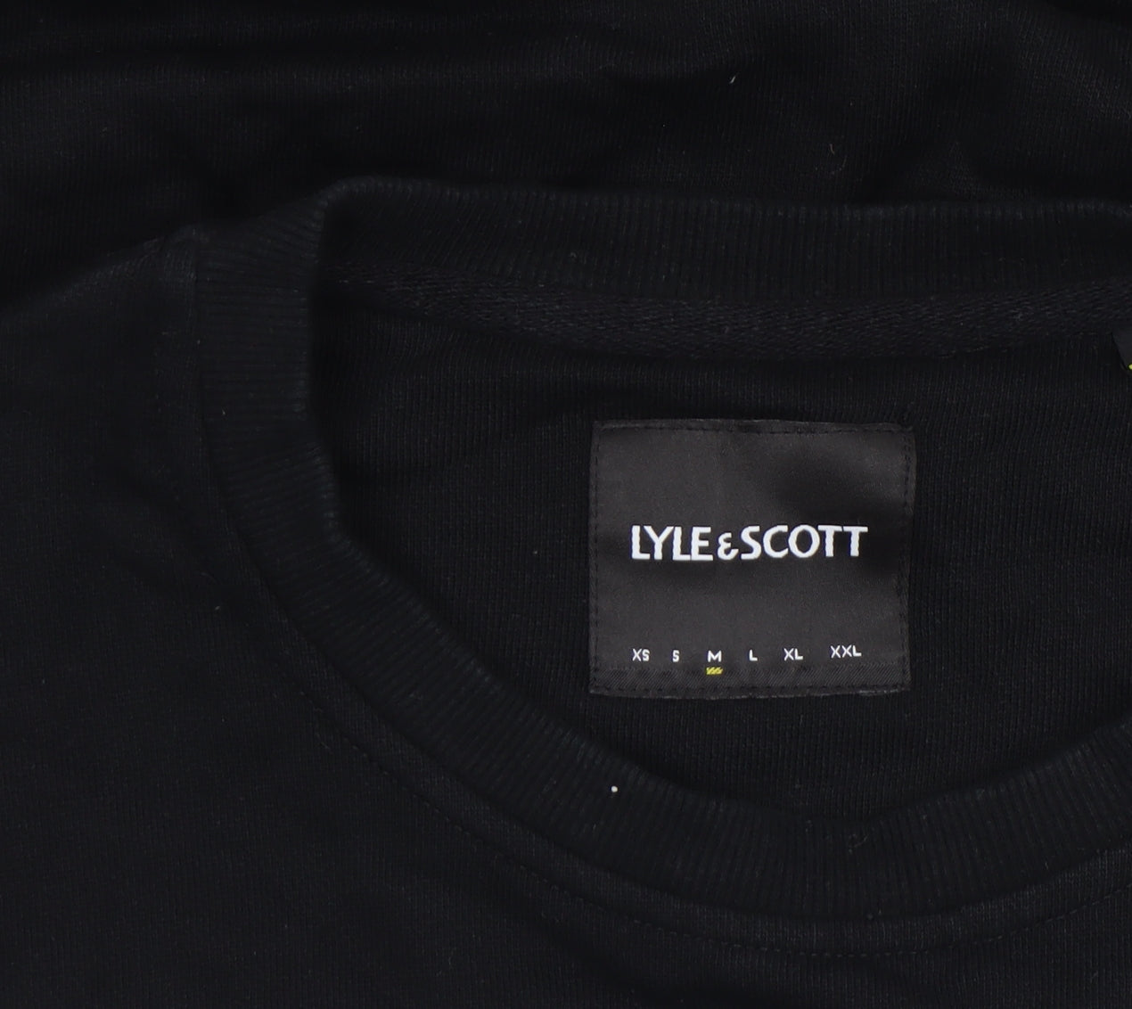 Lyle & Scott Men's Black M Crew Neck Pullover Sweatshirt
