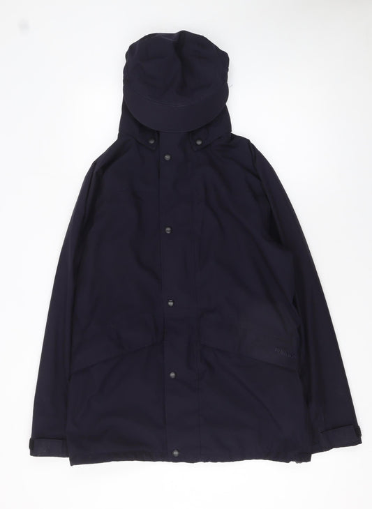 Rohan Men's Blue Atlas Waterproof Hooded Rain Jacket Size S