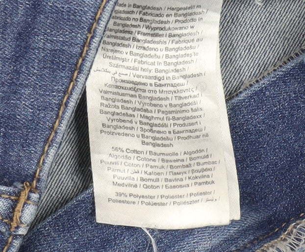 Additional view of Only Women Blue Skinny Denim Jeans L 30 Stretch Slim Fit
