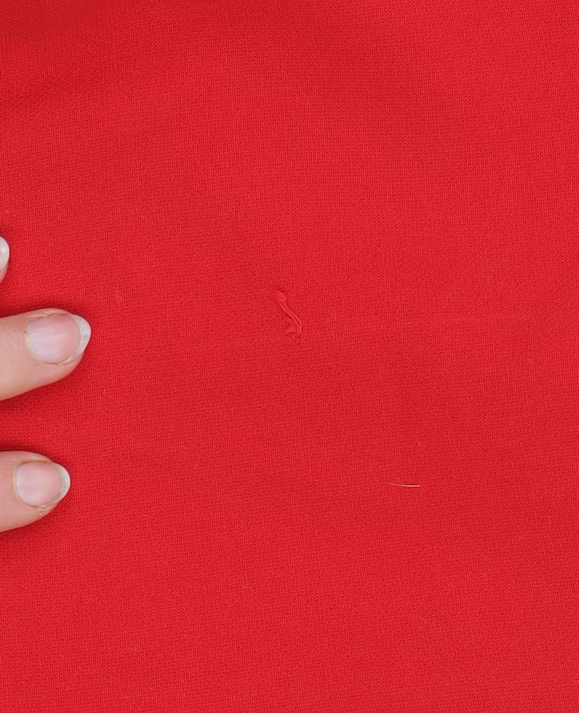 De Facto Women's Red Sheath Dress Size 8 Short Sleeve Knee Length