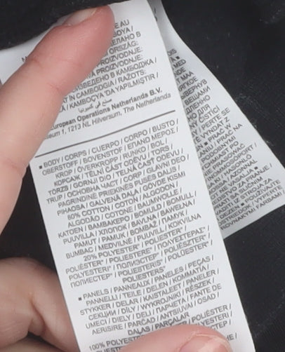 Nike Men's Black Small 1/2 Zip Hoodie Regular Fit Sportswear