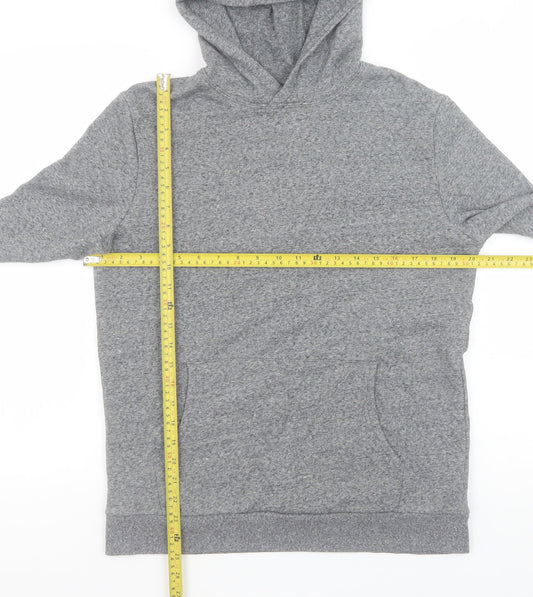 Marks and Spencer Boys Grey Fleece Pullover Hoodie 15-16 Years