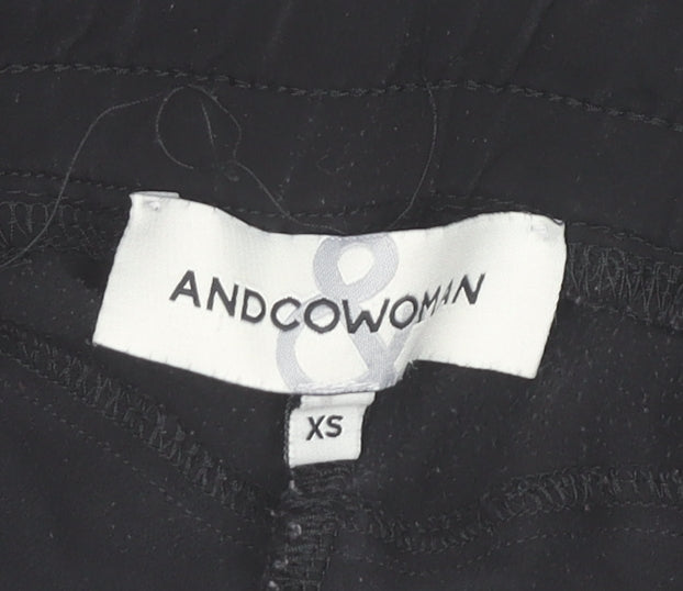 Additional view of &Co Woman Black XS Slim Ankle Tapered Trousers for Women