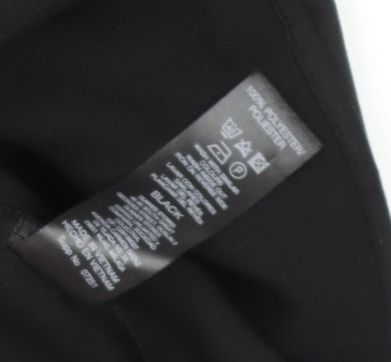 Additional view of Dunnes Women Black V-Neck Long Sleeve Basic Blouse L