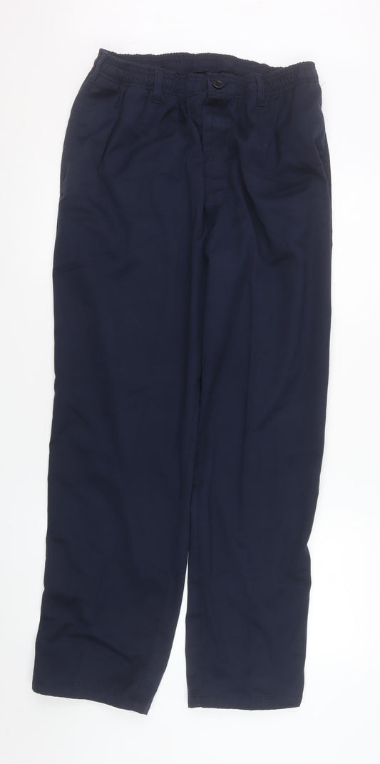 Champion Grafton Men's Navy Blue Regular Fit Trousers 40R