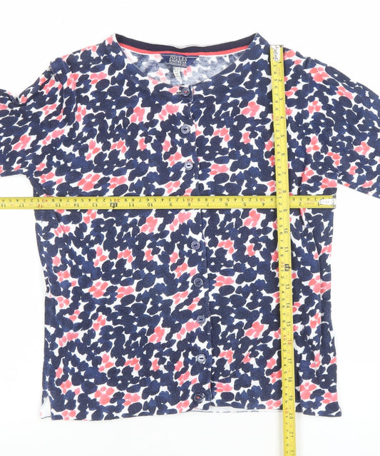 Joules Women’s Multicoloured Floral Cotton Cardigan UK 8