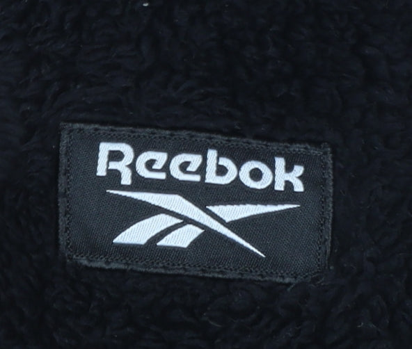 Additional view of Reebok girls’ black fleece full zip jacket 5-6 years