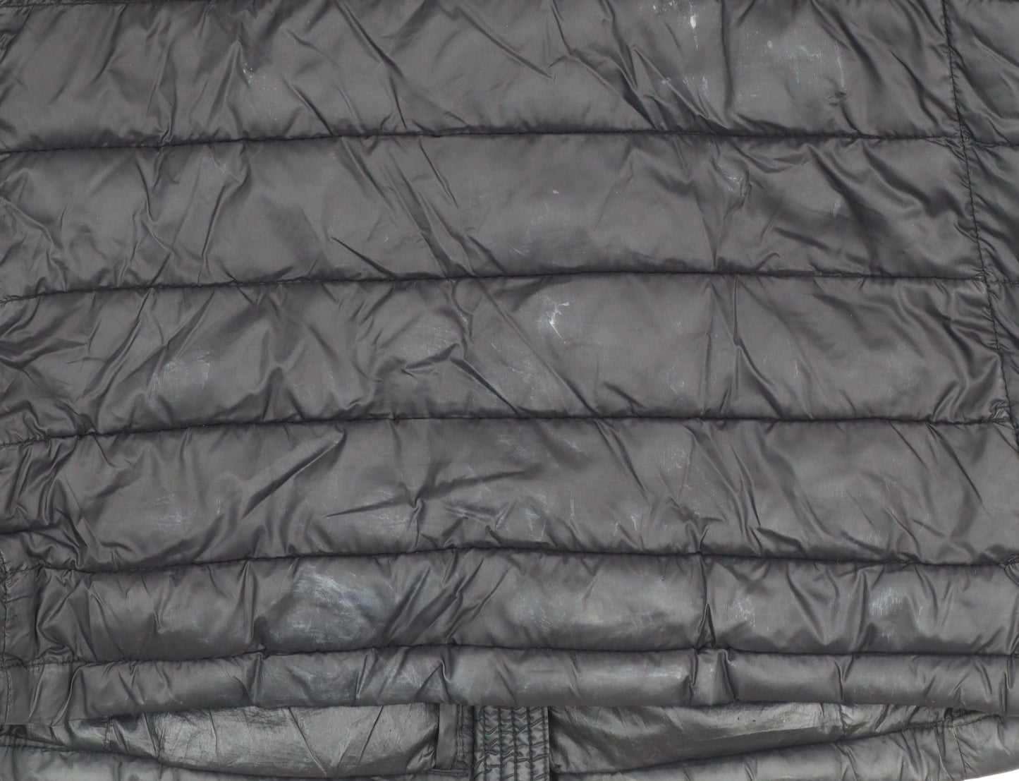Vila Womens Black Puffer Jacket Size S Lightweight Quilted Zip Coat