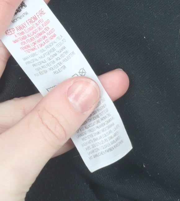 McKenzie Men’s Black Fleece 1/4 Zip Pullover Sweatshirt XL