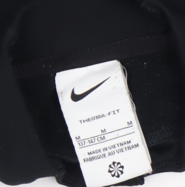 Additional view of Nike boys’ black therma-fit 1/4 zip pullover sweatshirt m