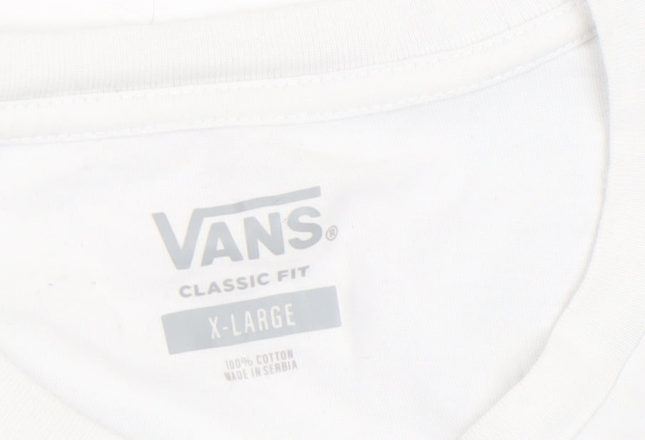 Vans Men's XL Multicoloured Colourblock Classic Fit T-Shirt