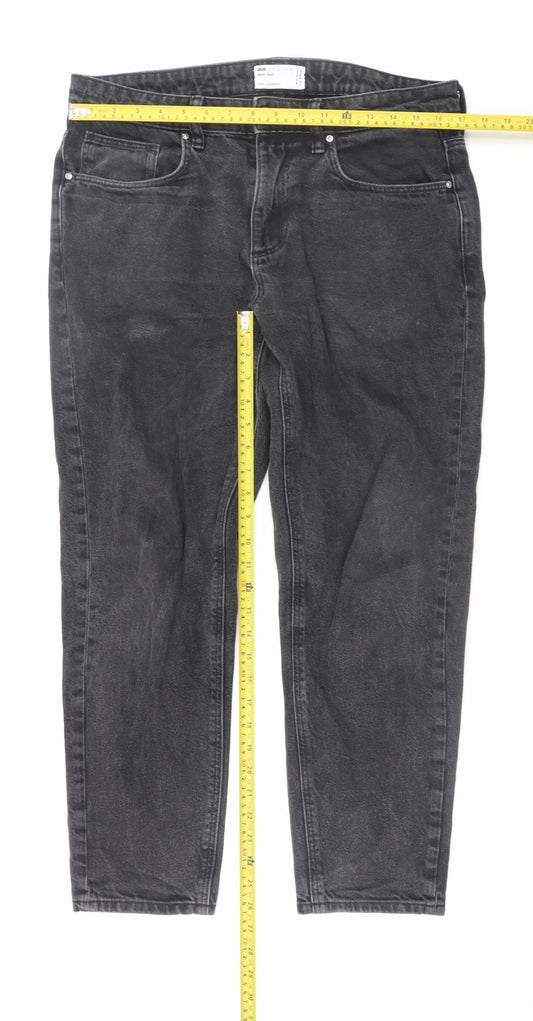 ASOS Design Women's Black Classic Rigid Straight Jeans Size 32