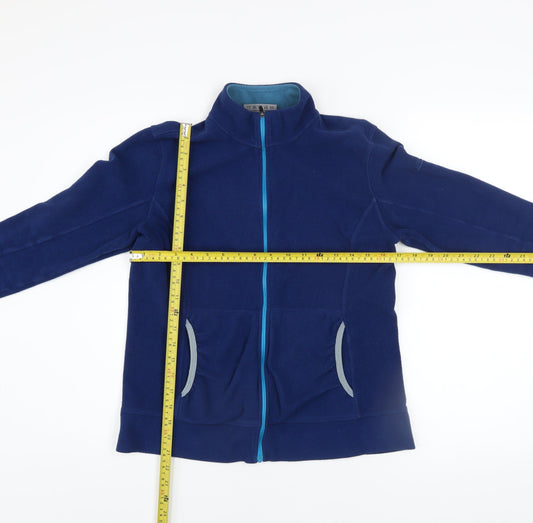 Kathmandu Womens Blue Fleece Full Zip Jacket Size 10