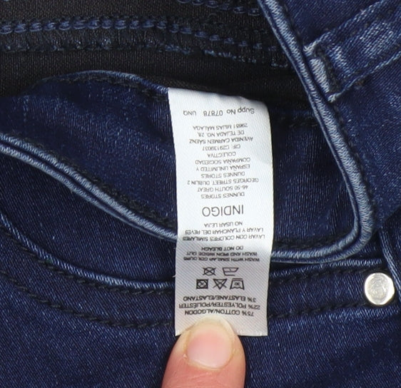 Additional view of Gallery Women's Blue Mid Rise Skinny Stretch Jeans, size 12
