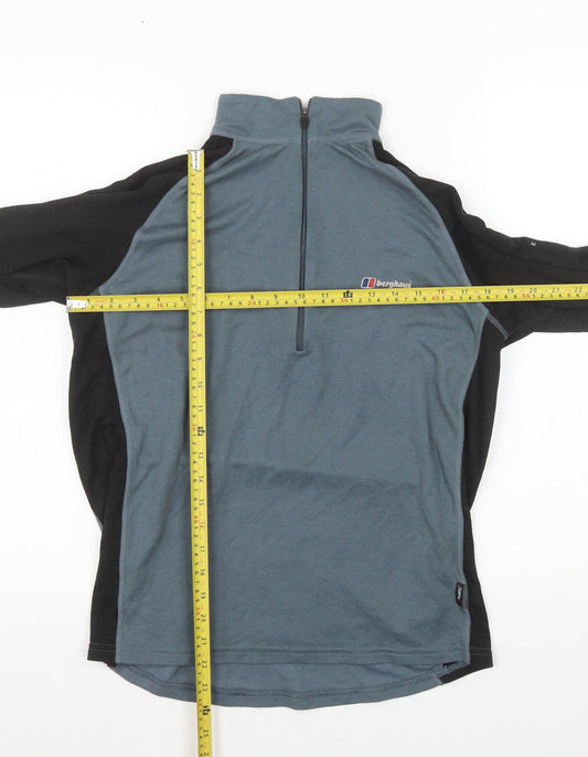 Berghaus Men's Blue Extrem Light Half Zip Long Sleeve Sweatshirt M