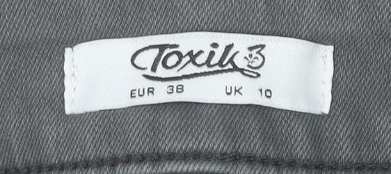 Additional view of Toxik3 Women’s Grey Skinny Stretch Jeans, size UK 10