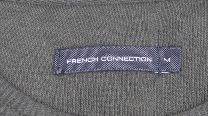 Additional view of French Connection Men’s Green Crew Neck Sweatshirt, size M
