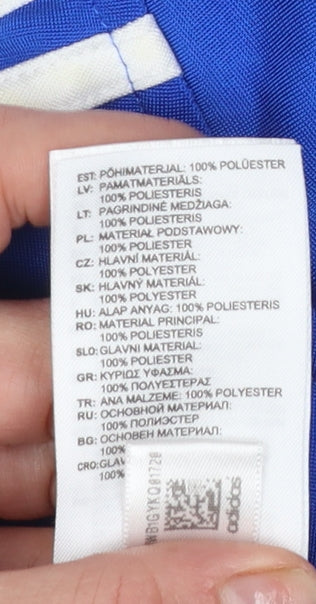 Additional view of Adidas Men's Blue Full Zip Sports Sweatshirt, size S