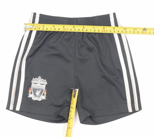 Adidas Unisex Baby Black Liverpool FC Sports Shorts 9-12 Months