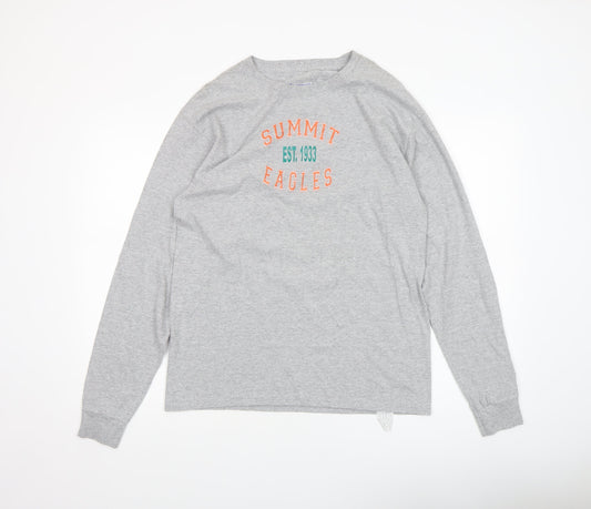 Champion Men's Grey Summit Eagles Long Sleeve Casual Top M