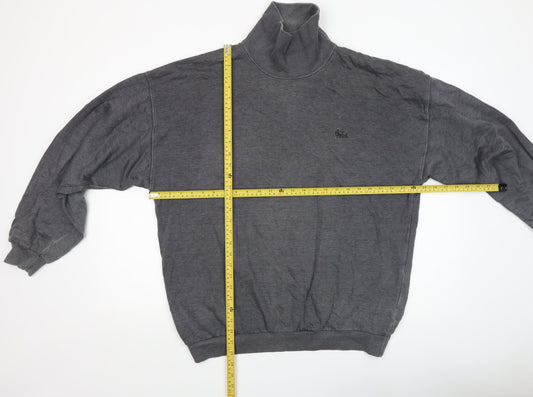 Wind Sportswear Men's Grey Roll Neck Fleece Sweatshirt XL Pullover
