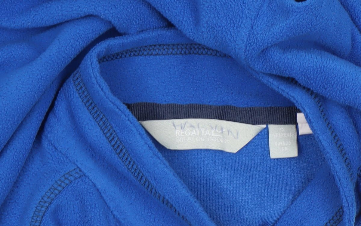 Additional view of Regatta boys’ blue fleece 1/4 zip pullover sweatshirt 11-12 years