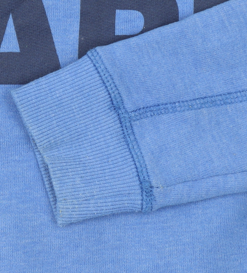 Additional view of Ivy Park Women's Blue Cotton Blend Pullover Sweatshirt, size S