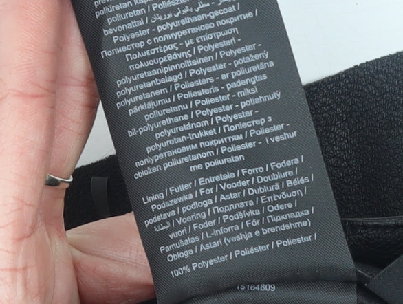 ONLY Women Black Faux Leather Pencil Skirt Size 6