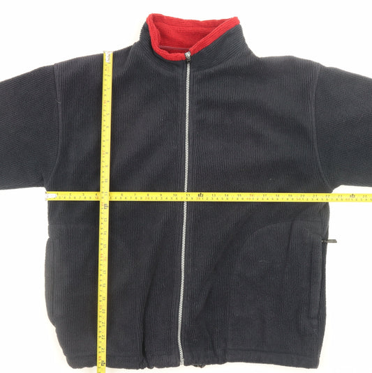 Antartex Men’s Black Fleece Full Zip Jacket Size S Winter Warm Outdoor