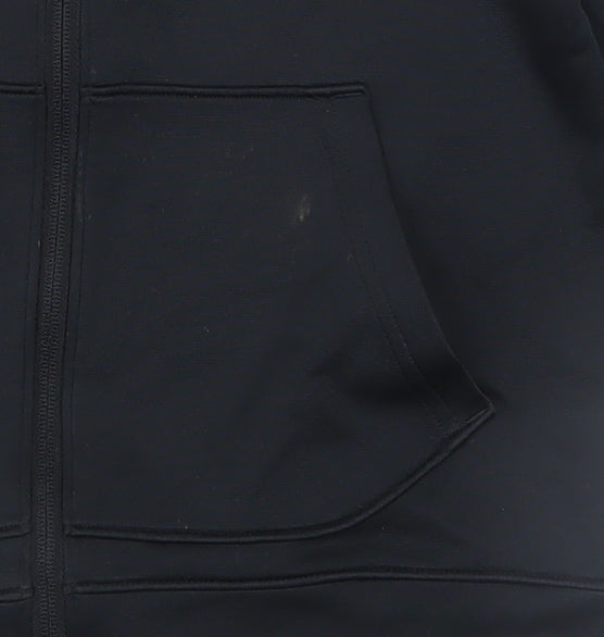 Additional view of Under Armour boys’ black camouflage hooded full zip hoodie, size 10-11, years