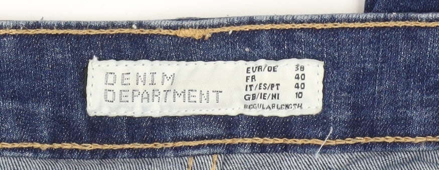 Esmara Women’s Blue Skinny Jeans Size 10 Regular Fit Stretch Denim
